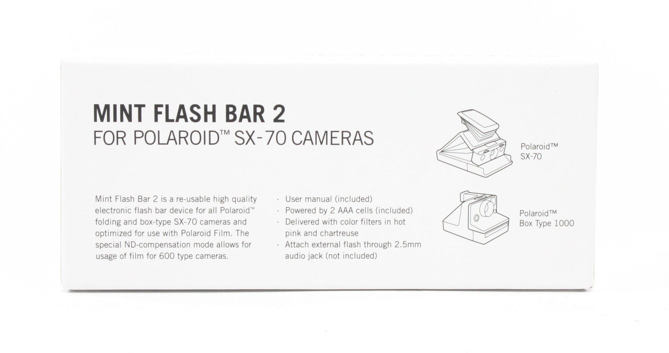 Mint Flash Bar 2 for Polaroid SX-70 Camera (UNOPENED)