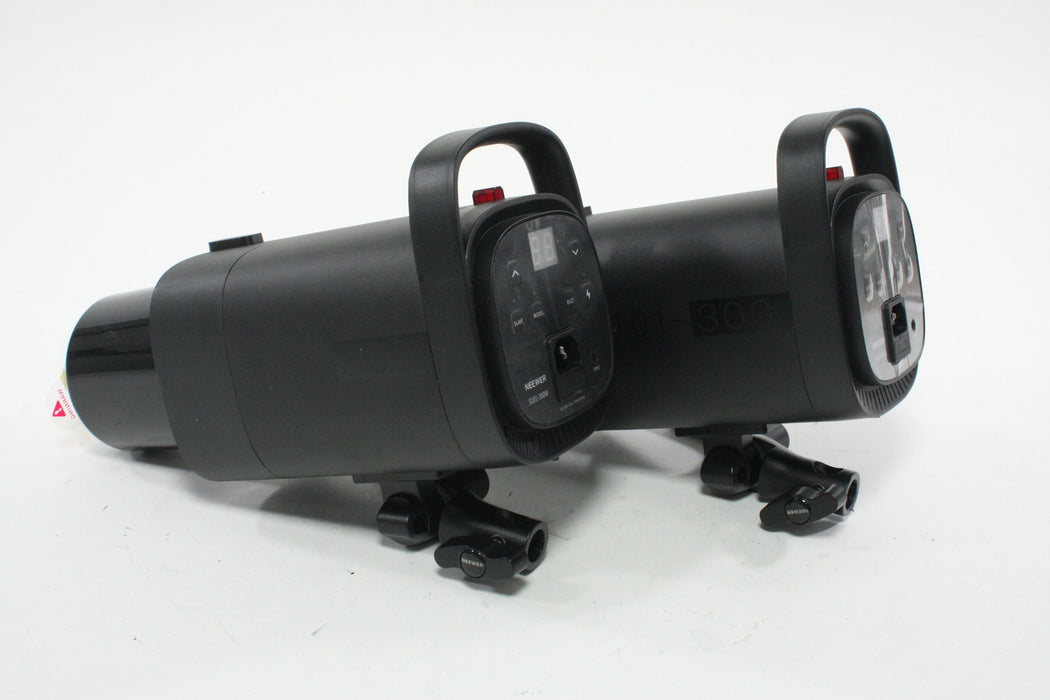 Neewer S101-300 Monolight Studio Strobe Flash Bundle (2)
