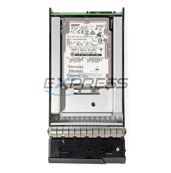 Netapp 2.5" 600GB 15K SAS 3Gbps HDD W/ Hyb Car | X412B-R6
