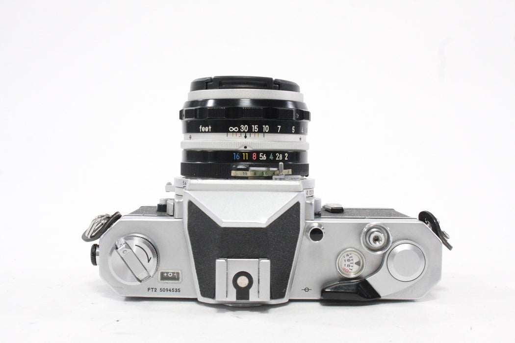 Nikkormat FT2 35mm SLR Camera with 50mm f/2