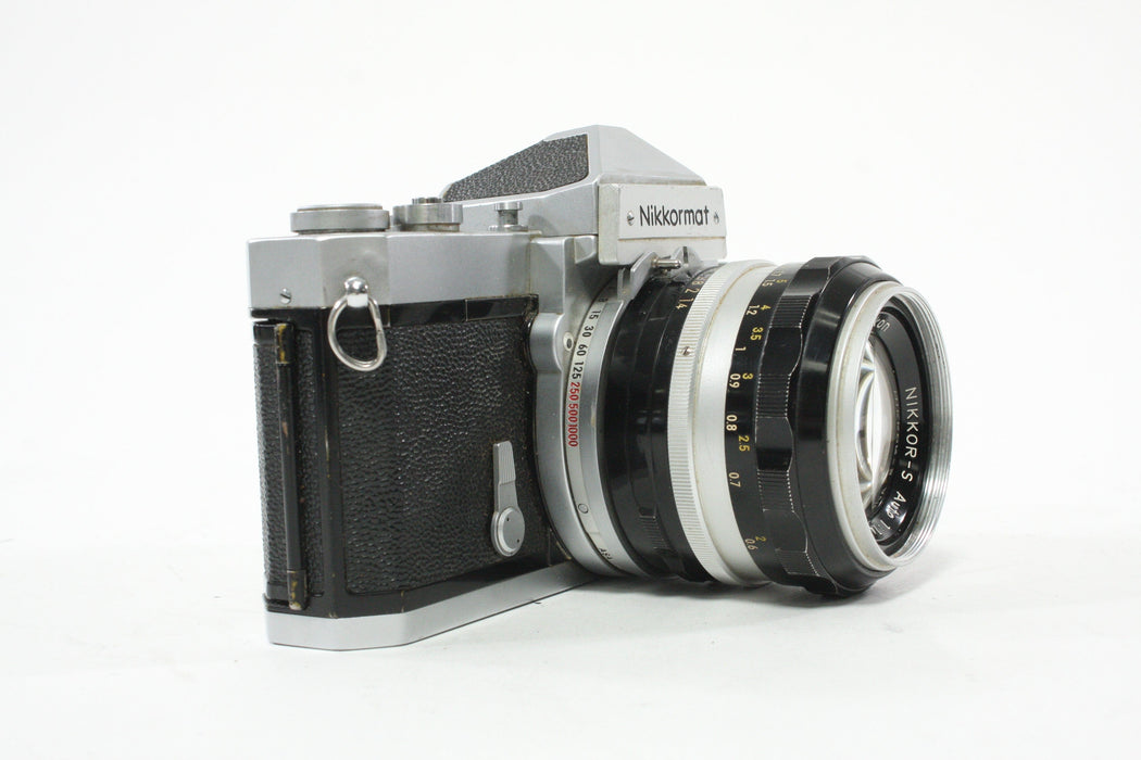 Nikkormat FTN 35mm SLR Camera with Nikon 50mm f/1.4 Lens AS-IS