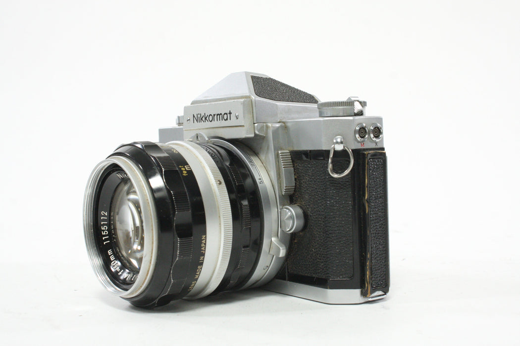Nikkormat FTN 35mm SLR Camera with Nikon 50mm f/1.4 Lens AS-IS