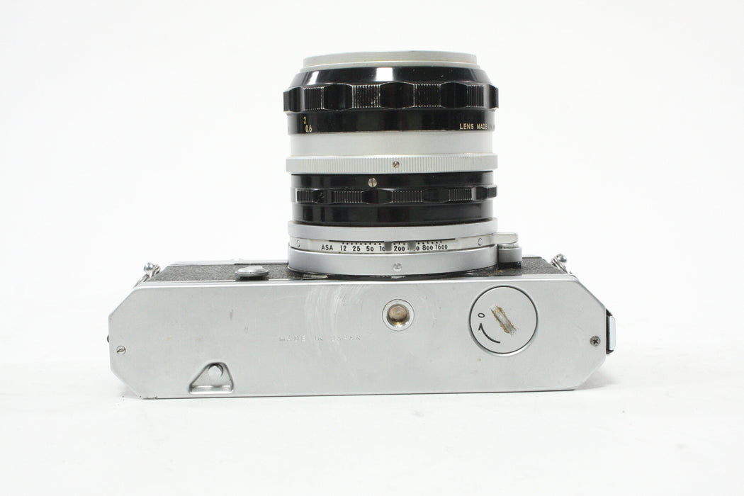 Nikkormat FTN 35mm SLR Camera with Nikon 50mm f/1.4 Lens AS-IS