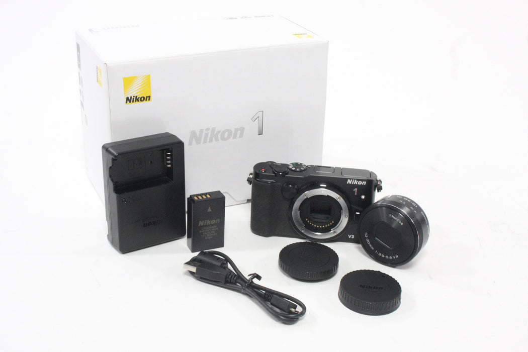 Nikon 1 V3 Mirrorless Digital with 10-30mm f/3.5-5.6 PD Zoom Lens & SC # 4,314