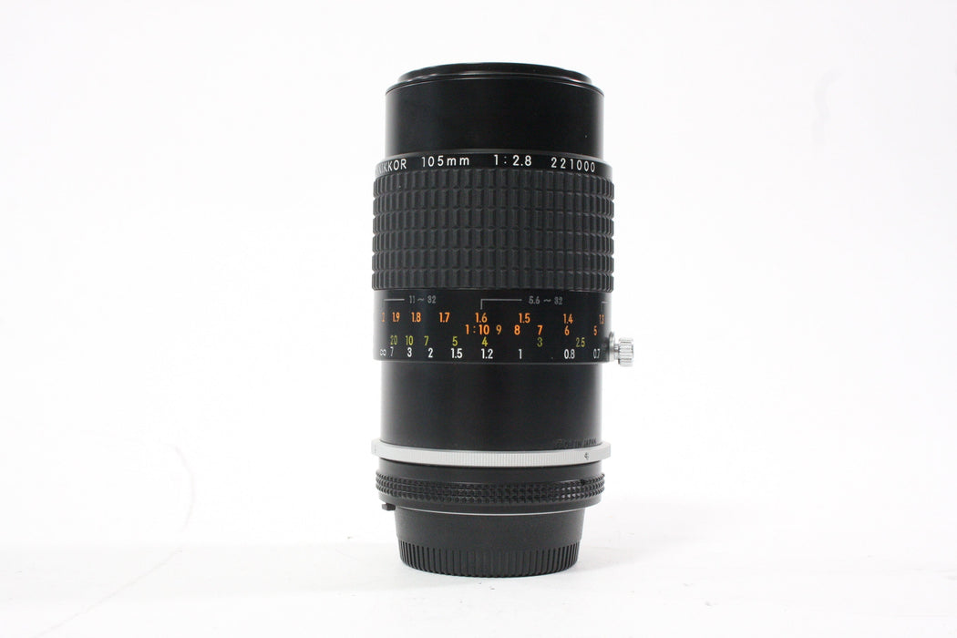Nikon 105mm f/2.8 AI-S Micro-Nikkor Lens for Nikon F Mount