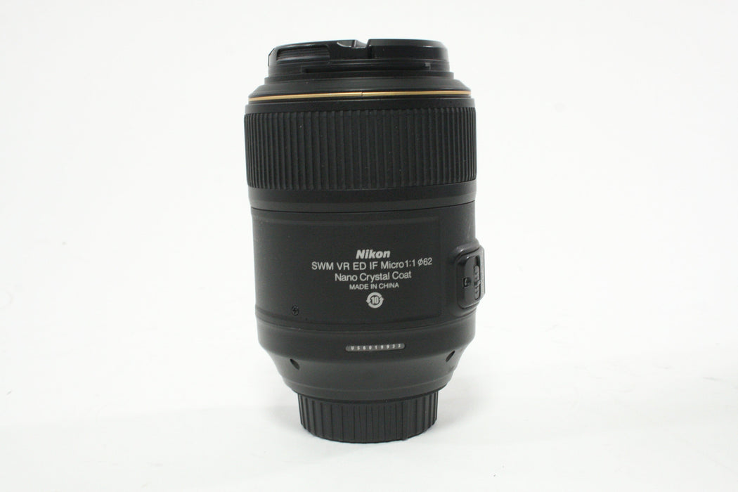 Nikon 105mm f/2.8 G ED VR N AF-S Micro SWM IF-ED Lens for Nikon F Mount