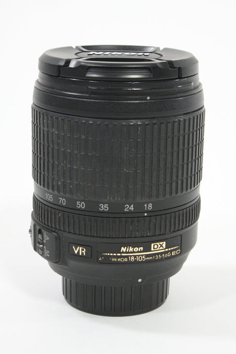 Nikon 18-105mm f/3.5-5.6 G VR AF-S DX Lens for Nikon F Mount