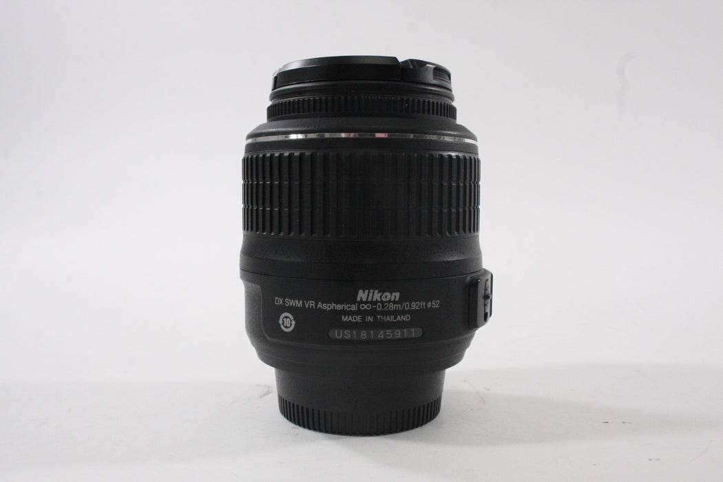 Nikon 18-55mm f/3.5-5.6 G VR AF-S APS-C DX Lens for Nikon F Mount