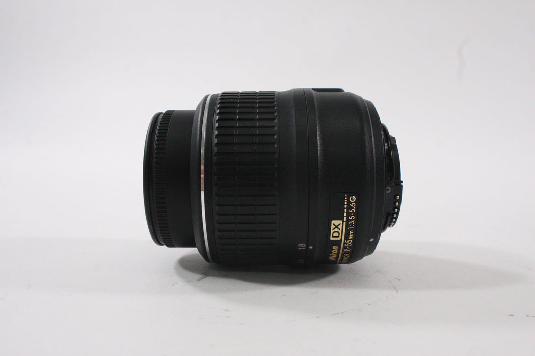 Nikon 18-55mm f/3.5-5.6 G VR AF-S APS-C DX Lens for Nikon F Mount