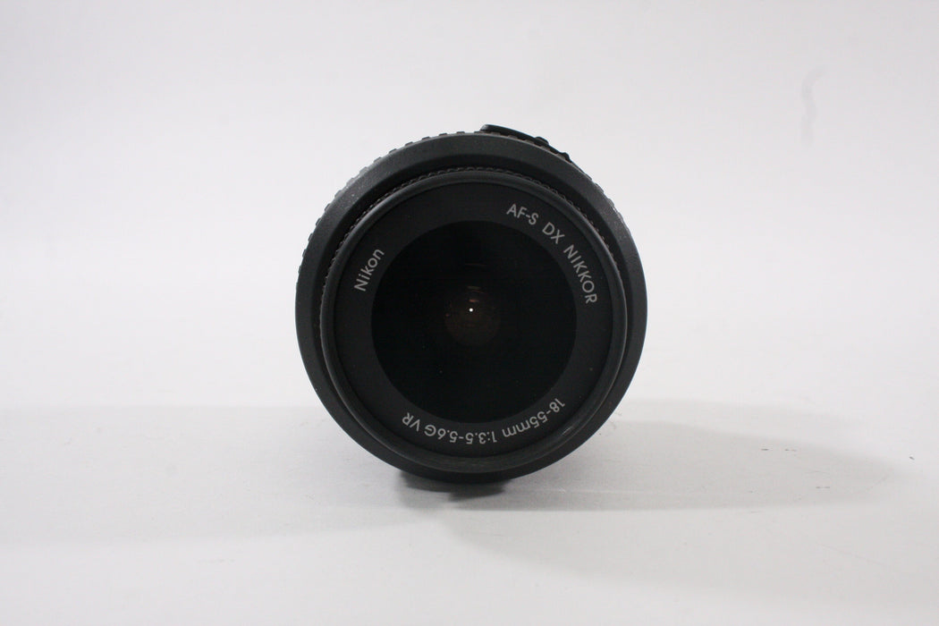 Nikon 18-55mm f/3.5-5.6 G VR AF-S APS-C DX Lens for Nikon F Mount