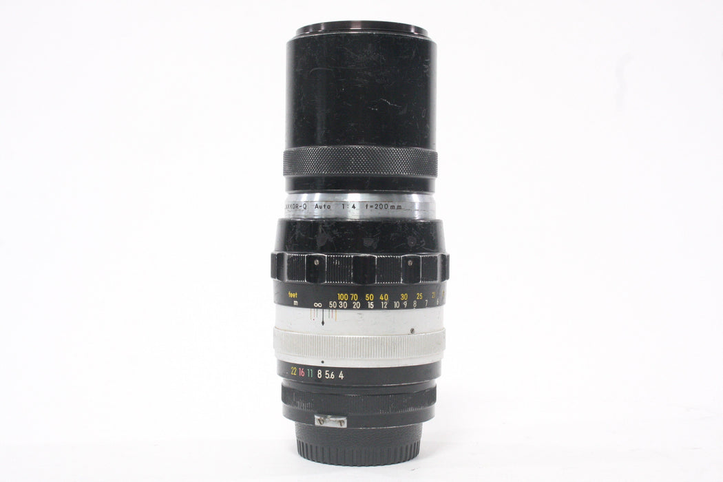 Nikon 200mm f/4 Nikkor-Q Non-AI Lens for Nikon F Mount