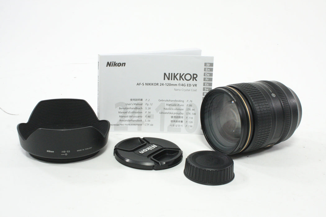 Nikon 24-120mm f/4 G ED AF-S Lens for Nikon AF Mount
