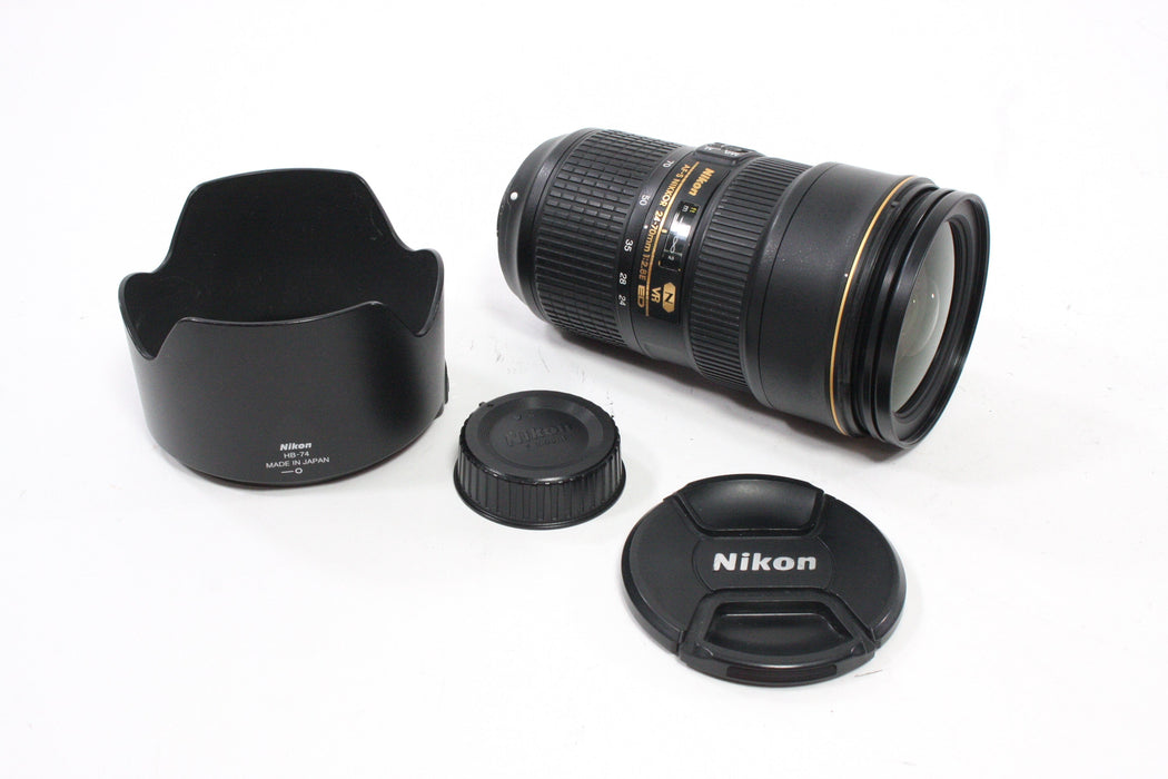 Nikon 24-70mm f/2.8 E ED VR N AF-S SWM Lens for Nikon F Mount