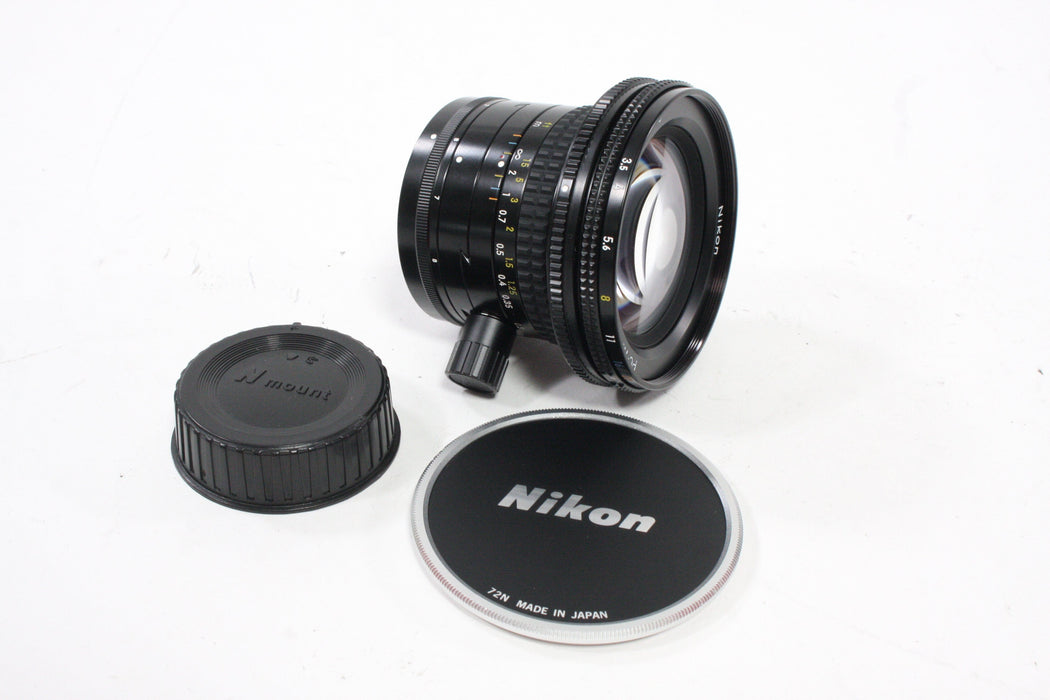 Nikon 28mm f/3.5 PC-Nikkor Lens for Nikon F Mount Non-AI