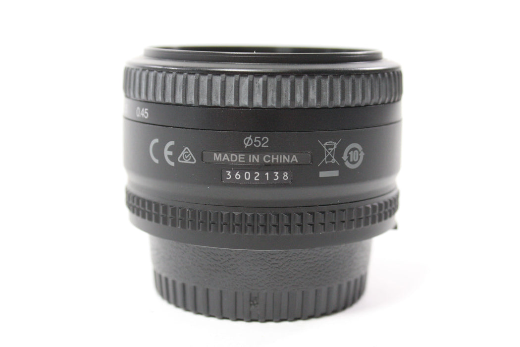 Nikon 50mm f/1.8 D AF Nikkor Lens for F Mount