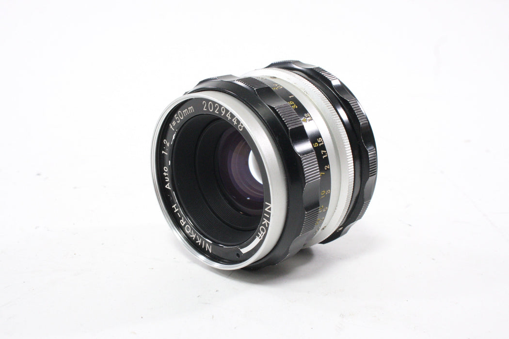 Nikon 50mm f/2 Nikkor-H Non-AI Lens for Nikon F Mount