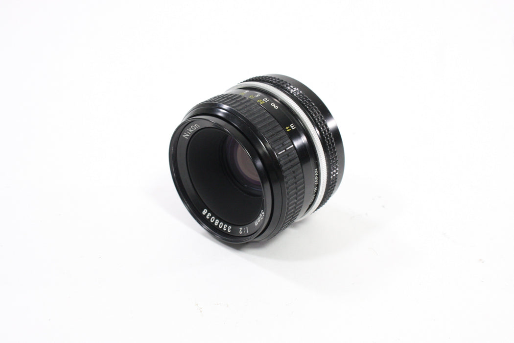 Nikon 50mm f/2 Nikkor Non-AI Lens for F Mount
