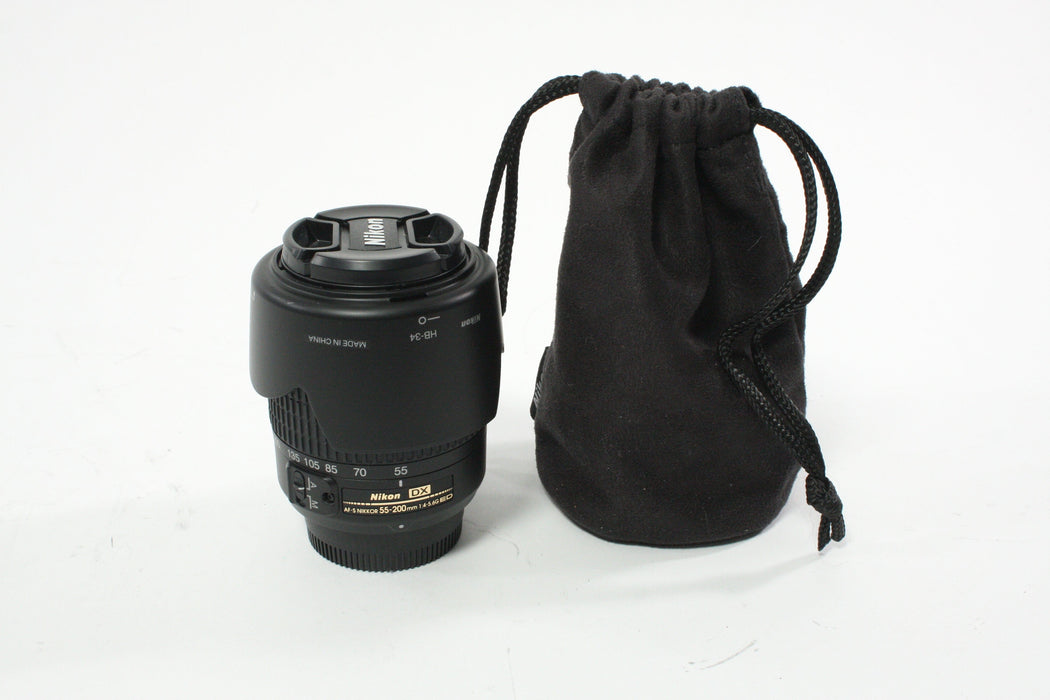 Nikon 55-200mm f/4-5.6 AF-S DX Non-VR Lens for Nikon AF Mount