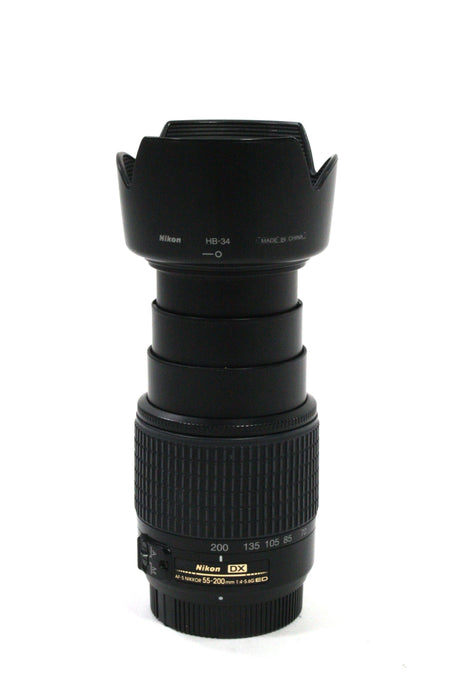 Nikon 55-200mm f/4-5.6G ED NonVR Lens for Nikon F Mount