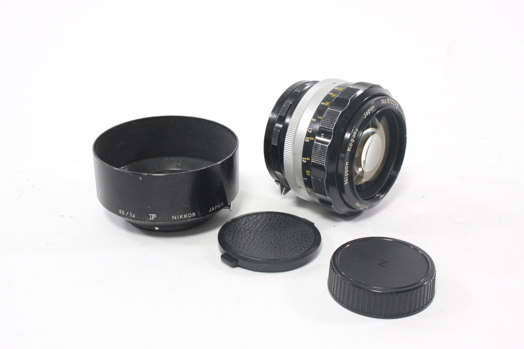 Nikon 55 f/1.2 Nikkor-S Non-AI Lens for Nikon F Mount