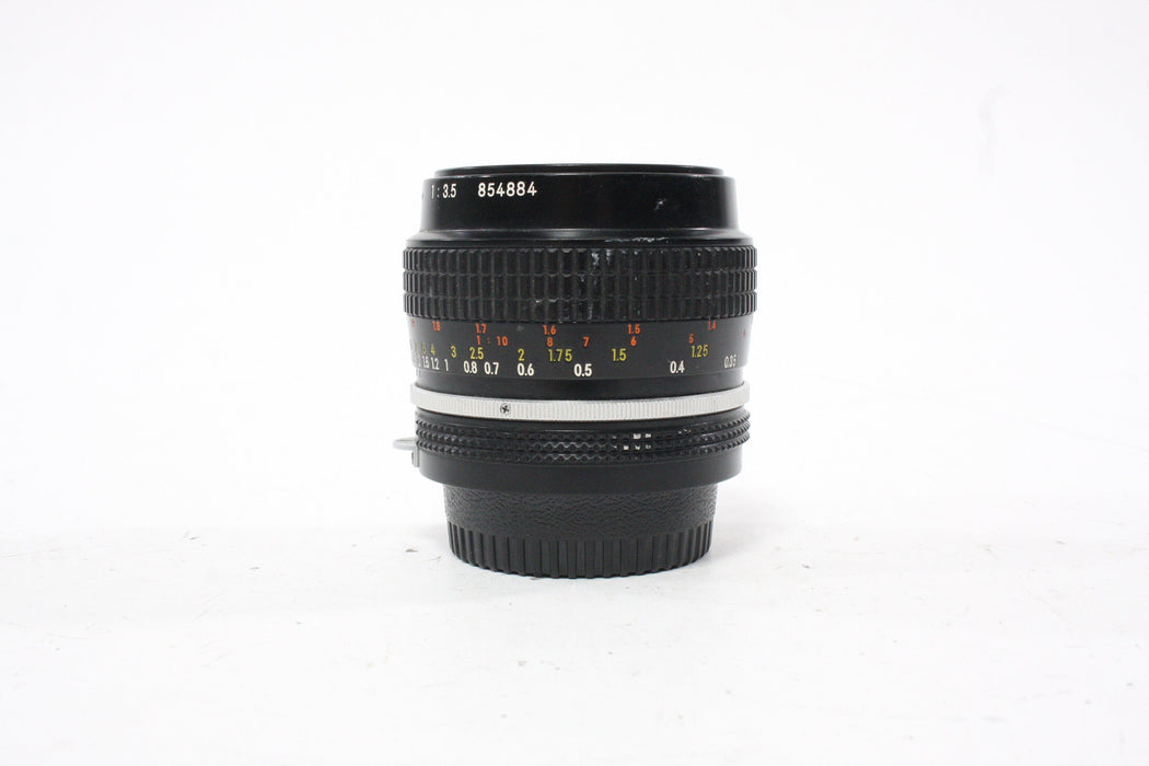 Nikon 55mm f/3.5 Micro-NIKKOR Non-AI Lens for Nikon F Mount