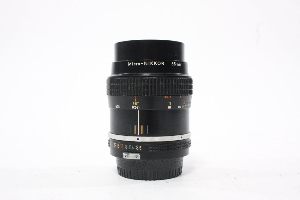 Nikon 55mm f/3.5 Micro-NIKKOR Non-AI Lens for Nikon F Mount