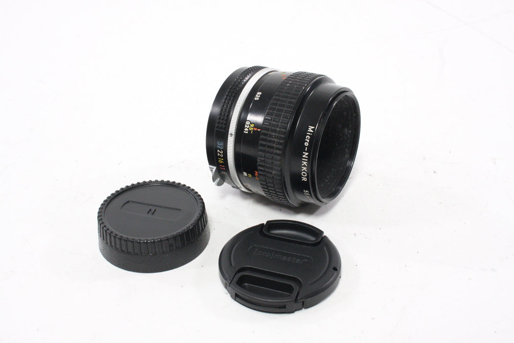 Nikon 55mm f/3.5 Micro-NIKKOR Non-AI Lens for Nikon F Mount