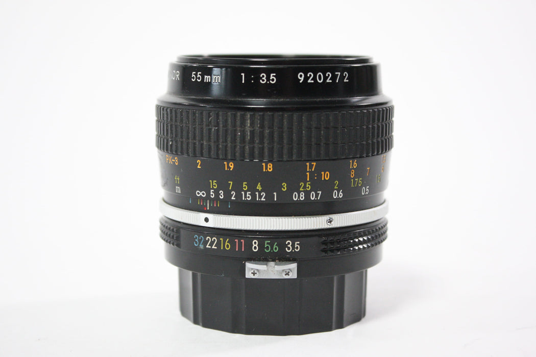 Nikon 55mm f/3.5 Micro-Nikkor Non-AI Lens for Nikon F Mount