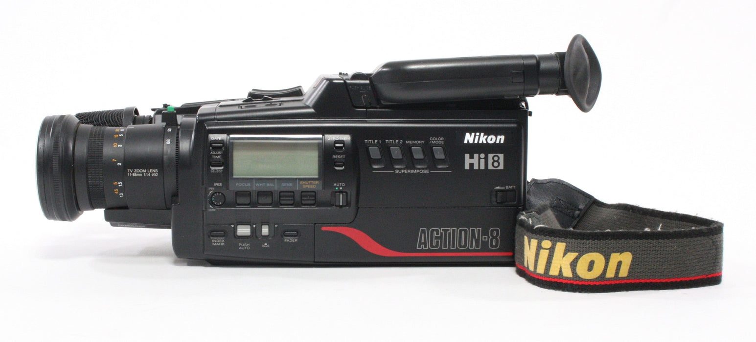 Nikon Action-8 Hi8 VN-950 Camcorder (Parts or Repair Only)