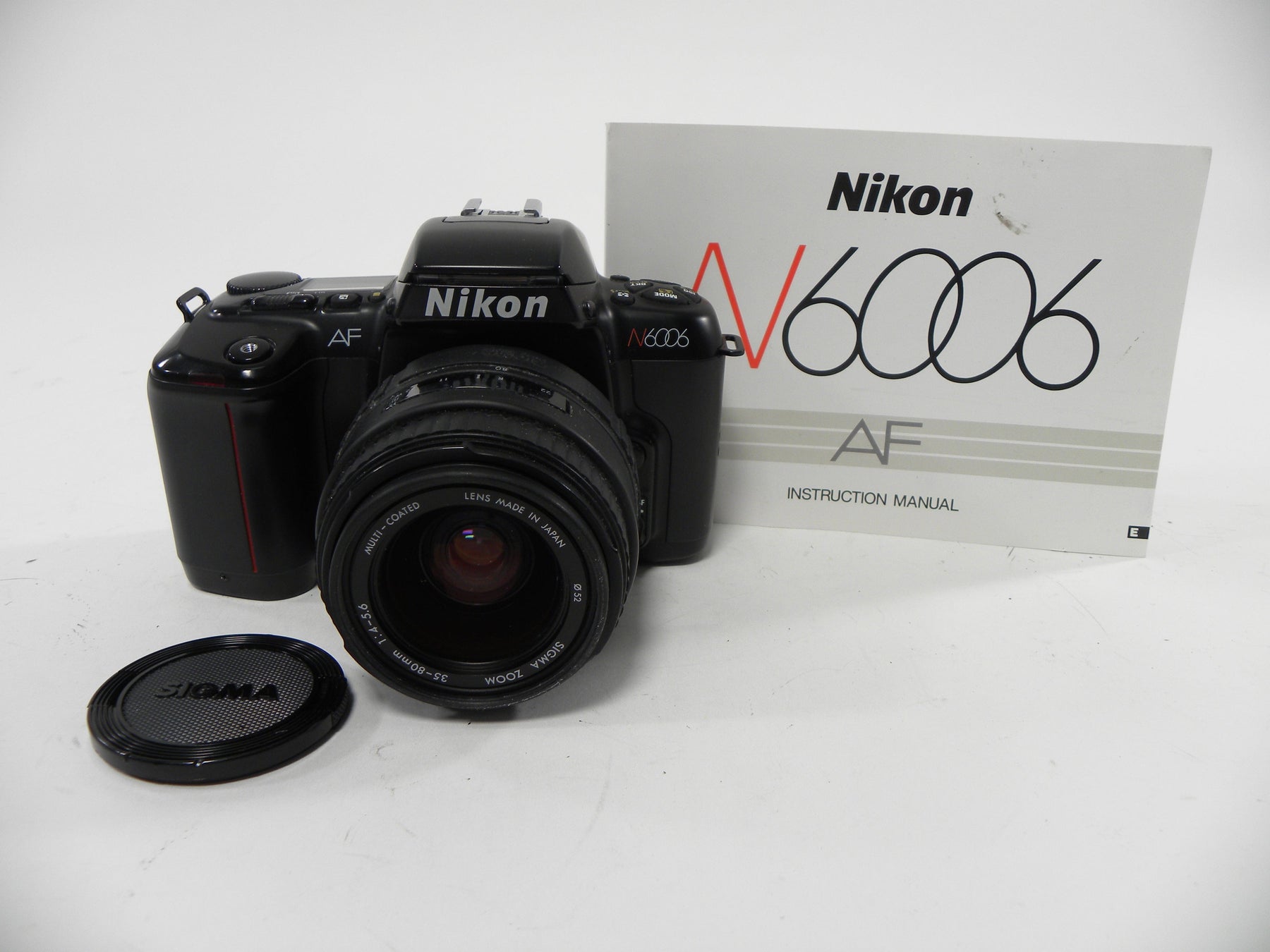 Nikon AF N6006 35mm SLR w/Sigma 35-80mm f4-5.6
