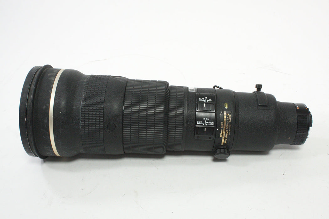 Nikon AF-S 500mm f/4 D Lens for Nikon F with a CT-502 Hard Case