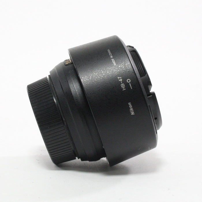 Nikon AF-S 50mm f/1.8G lens.