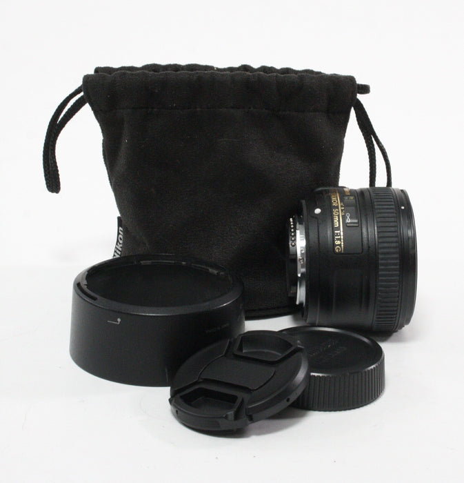 Nikon AF-S 50mm f/1.8G lens.