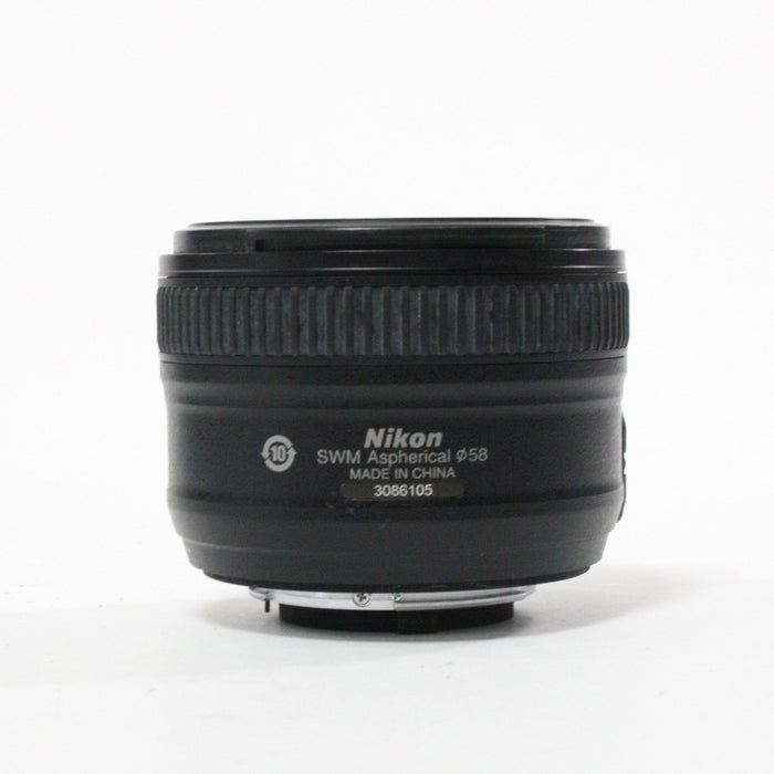 Nikon AF-S 50mm f/1.8G lens.