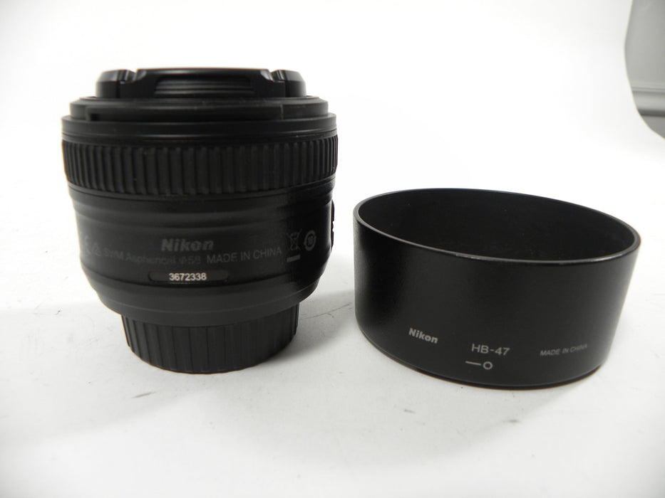 Nikon AF-S Nikkor 50mm f1.8G lens