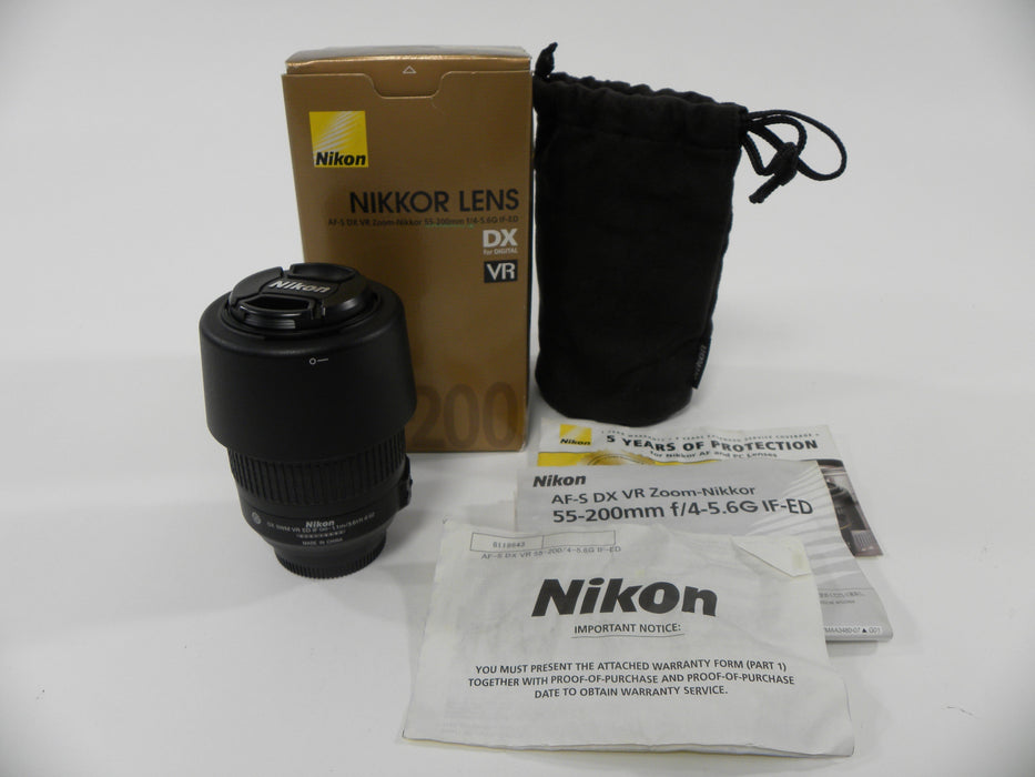 Nikon AF-S Nikkor DX VR ED IF 55-200mm f4-5.6G