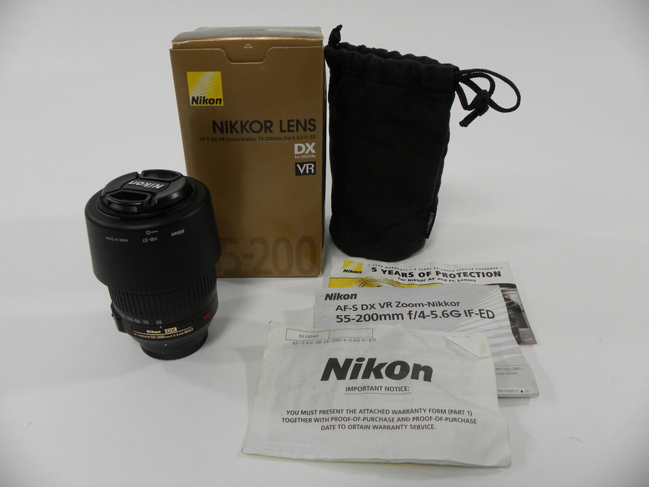 Nikon AF-S Nikkor DX VR ED IF 55-200mm f4-5.6G