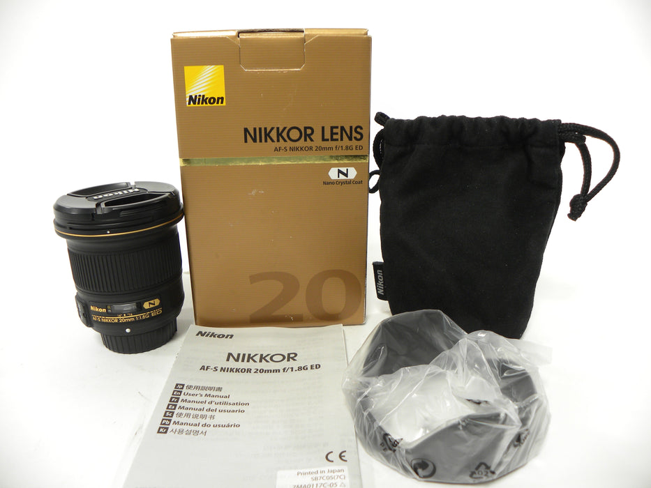 Nikon AF-S Nikkor N RF ED 20mm f1.8G