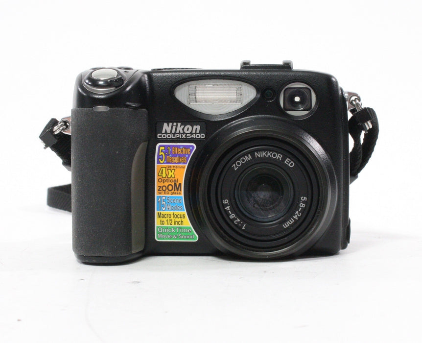Nikon Coolpix 5400 Digital Camera 4x Zoom 5.1mp