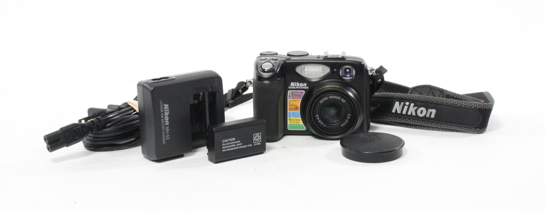Nikon Coolpix 5400 Digital Camera 4x Zoom 5.1mp