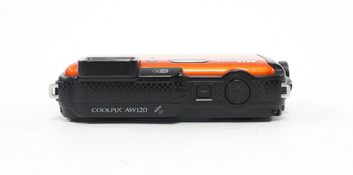 Nikon Coolpix AW120 Waterproof Digital Camera 5x Zoom 16.0p (Orange)