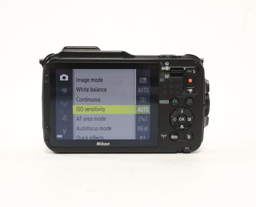 Nikon Coolpix AW120 Waterproof Digital Camera 5x Zoom 16.0p (Orange)