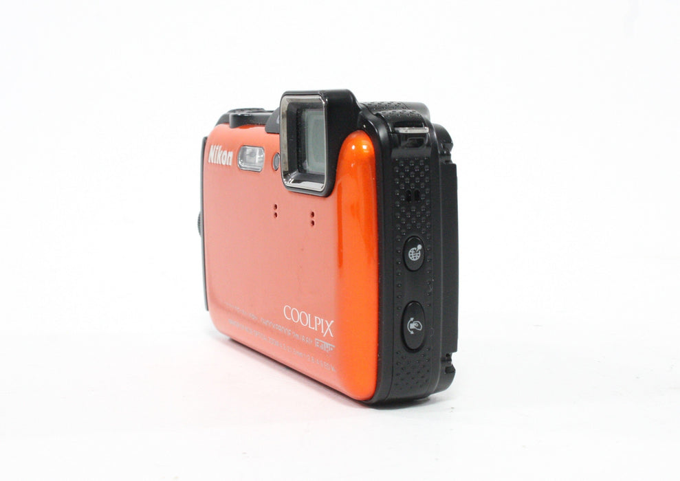 Nikon Coolpix AW120 Waterproof Digital Camera 5x Zoom 16.0p (Orange)