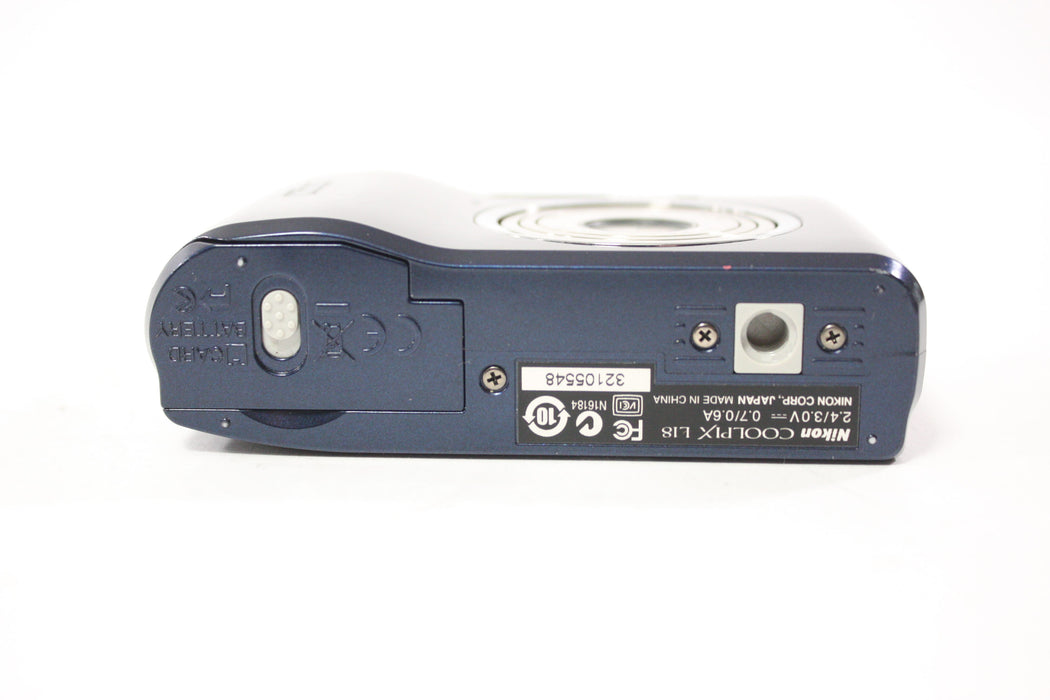 Nikon Coolpix L18 Digital Point and Shoot Camera 3x Zoom 8mp (Blue)