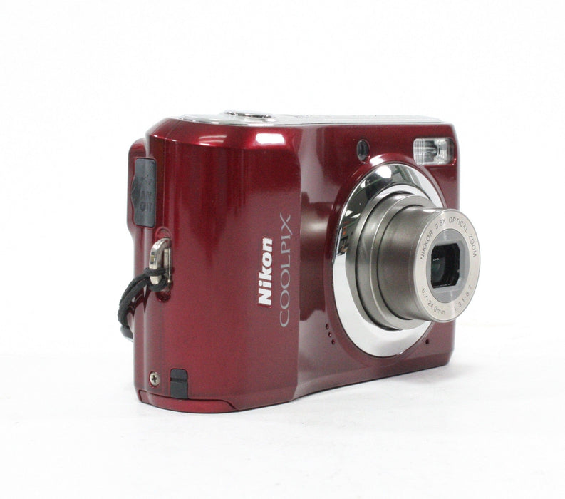 Nikon Coolpix L20 Digital Camera 5x Zoom 14.0mp (Red)