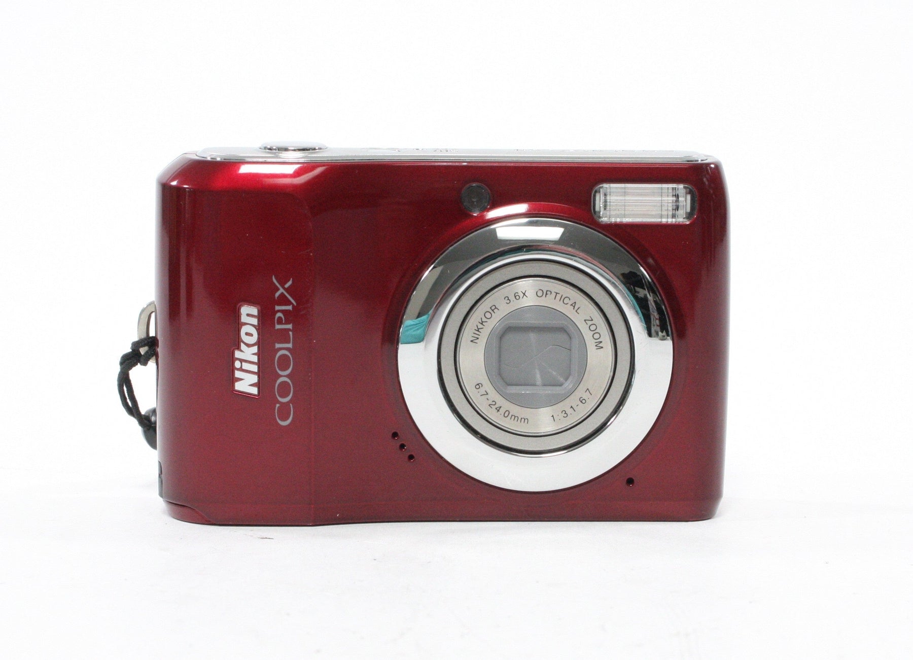 Nikon Coolpix L20 Digital Camera 5x Zoom 14.0mp (Red)