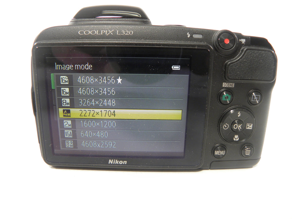 Nikon Coolpix L320 16.1mp Digital Camera
