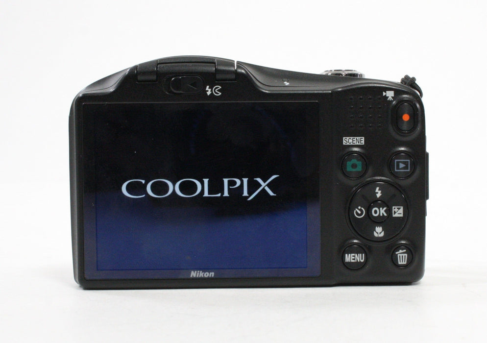 Nikon CoolPix L610 Point-and-Shoot Digital Camera 14x Zoom 16mp