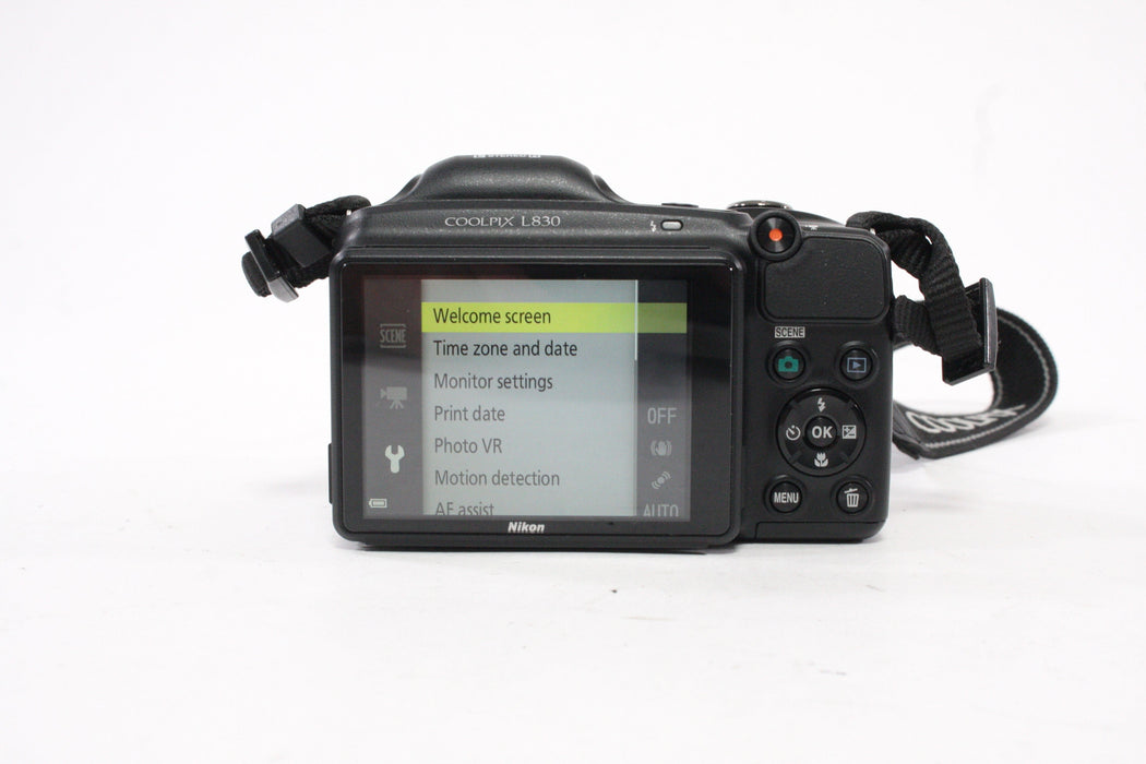 Nikon Coolpix L830 Digital Camera 34x Zoom 16mp