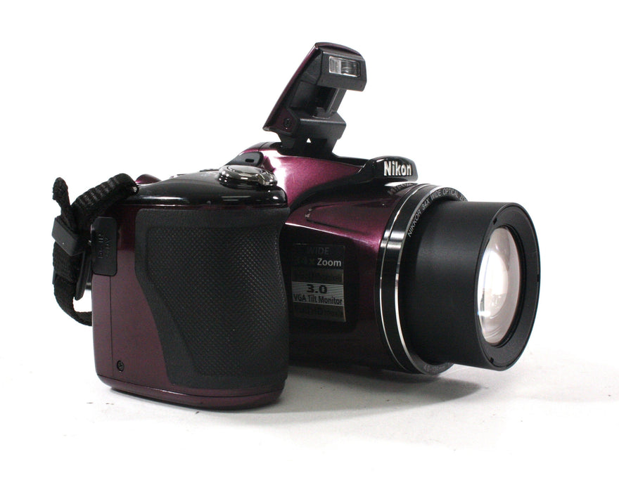 Nikon Coolpix L830 Digital Point-and-Shoot Camera 34x Zoom 16.0mp (Purple)